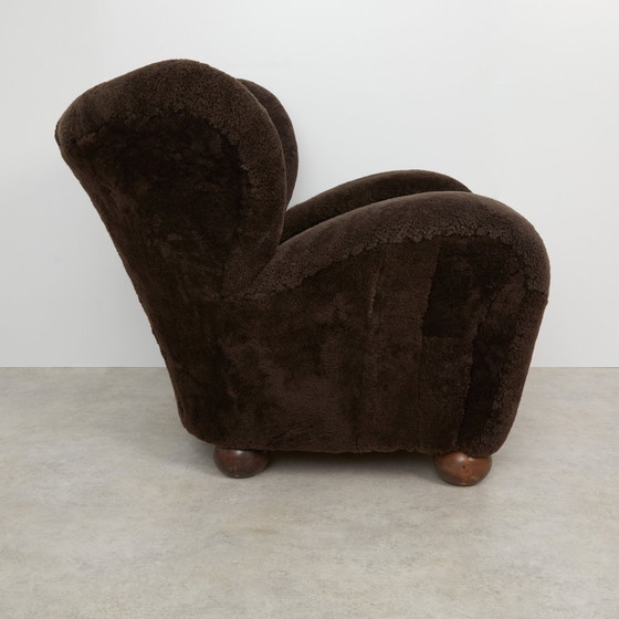 Image 1 of Märta Blomstedt 'Aulanko' fauteuil, jaren 1940