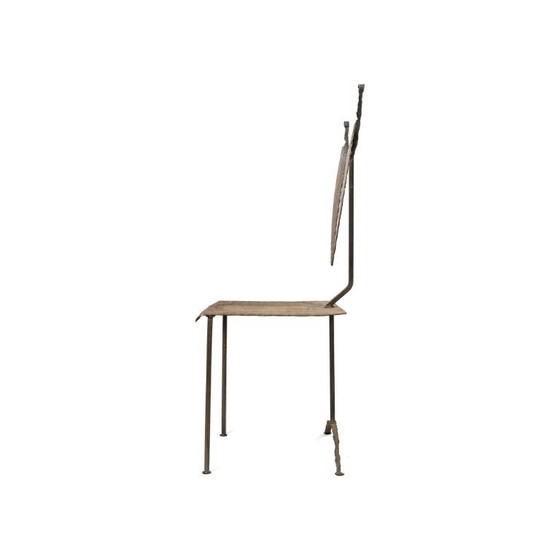 Chaise sculpture de Jean-Jacques Argueyrolles, France, années 1990 – Chaises & fauteuils, Gold, Iron (photo 5 of 11)