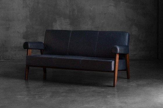 Image 1 of Divano Bridge di Le Corbusier e Pierre Jeanneret, India, anni '50