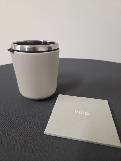 Vipp 7 toothbrush holder beige - new in packaging