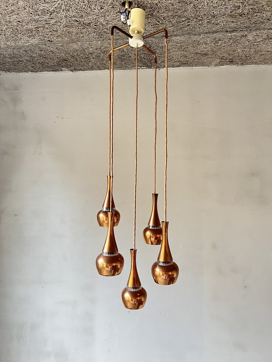 Image 1 of Mooie Vintage Design Cascade Hanglamp/Lamp