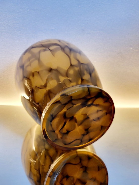 Image 1 of Art Deco opaline glass vase, Verreries de Scailmont, Henri Heemskerk, Belgium