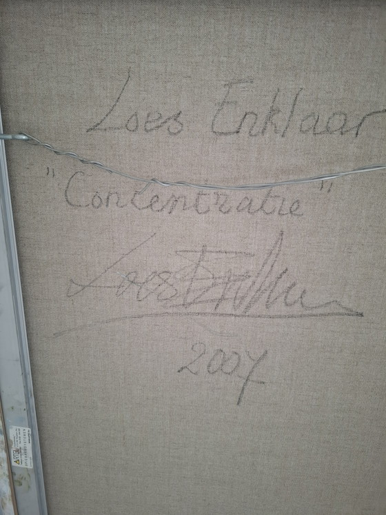 Quadro "Concentratie" di Loes Enklaar, 2007 – Arte, Legno, Tela (photo 3 of 7)