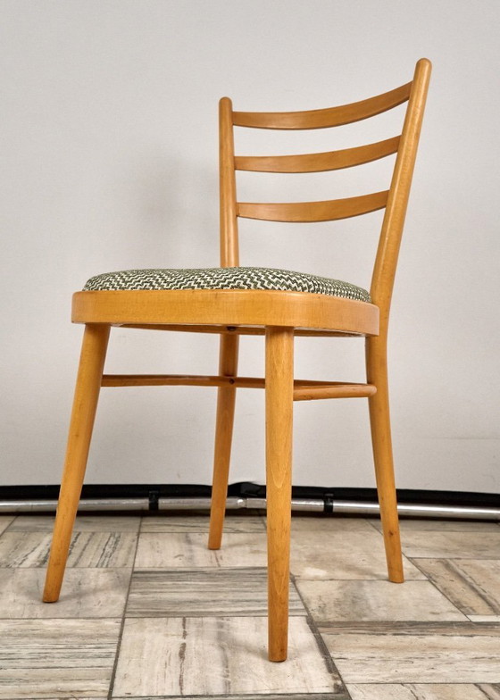 Image 1 of Juego de 4 sillas de comedor, TON, década de 1960, Checoslovaquia