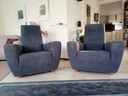 2x Longa Sessel Blau