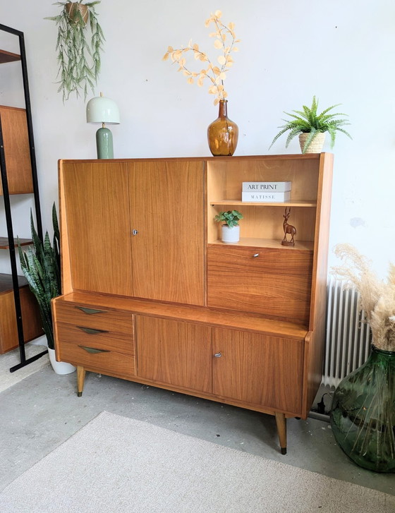 Image 1 of Vintage, midcentury highboard, wandkast 