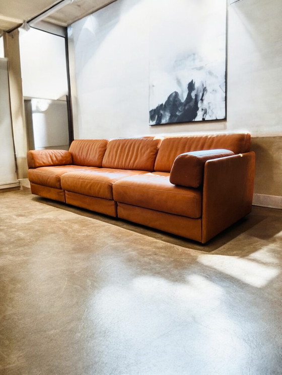 Image 1 of De Sede Leather Sofa Circa 1980