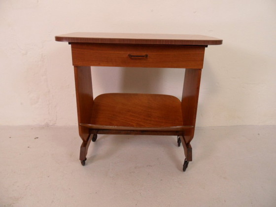 Image 1 of Chariot à magazines vintage