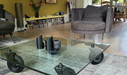 Tavolo Con Ruote 100x100
