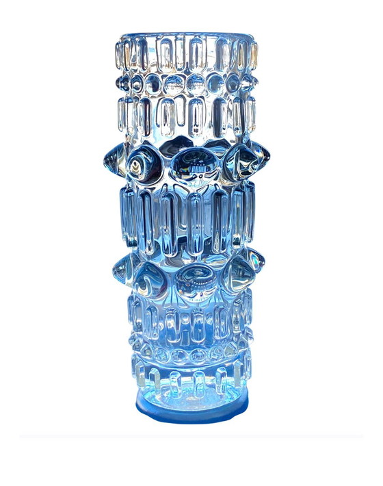 Image 1 of Vaso vintage František Pečený per Sklo Union, MCM ceco, 1970