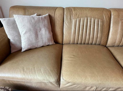 Le Garage cuir de cow-boy (couleur olive) 4 places