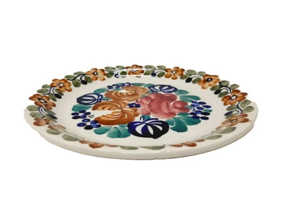 Image 1 of Handbeschilderd keramisch wandbord