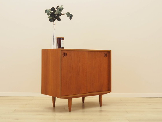 Image 1 of Teakholzschrank, dänisches Design, 1970er Jahre, hergestellt in Dänemark
