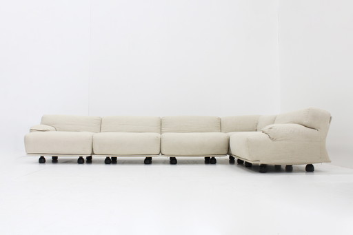 Canapé Fiandra modulaire vintage par Vico Magistretti pour Cassina, 1970 Italie