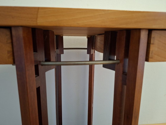 Table basse / Table d'appoint avec tiroirs style Art Déco – Savoir-faire dans le style de Schuitema (photo 15 of 17)
