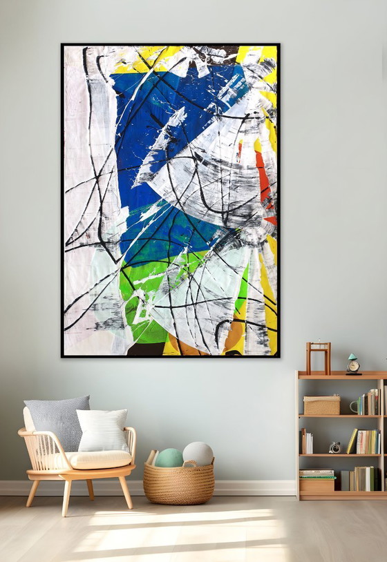 Image 1 of Jürgen Angeler - The Blue Dimension - 200 x 140 cm