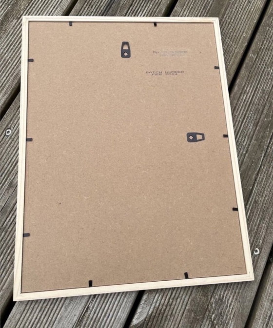 Image 1 of Acrylic on paper, 40x30cm. Framed.