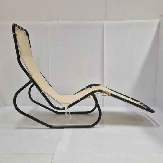 Image 1 of Vintage Barwa schommelende chaise longue uit de jaren 50 van J. Waldheim & Edgar Bartolucci