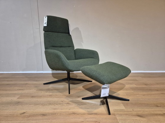 Image 1 of Modelo de exposición - Sillón reclinable Montel Ergo Plus - Verde - Hocker