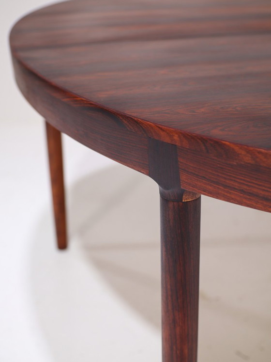 Image 1 of Table de salle à manger ovale extensible Harry Østergaard en palissandre, années 1960
