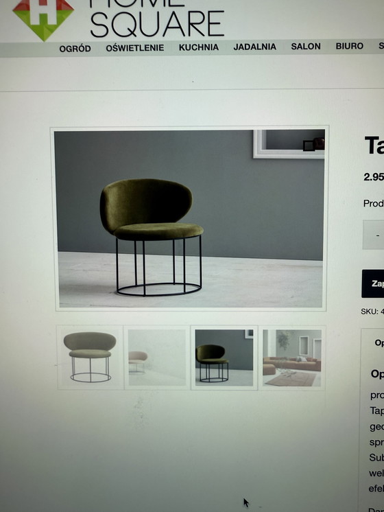 Image 1 of Bolia armchair green 2 pieces
