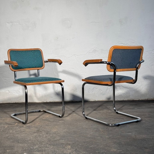 Ensemble de 4 chaises rembourrées de style Cesca par Stol Kamnik, années 1960