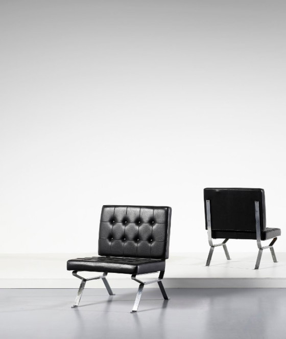 Image 1 of Pair of "Dione" Armchairs by Gastone Rinaldi