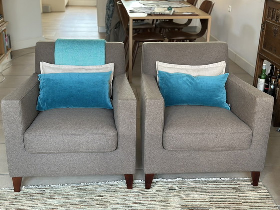 Image 1 of 2 Ligne Roset Armchairs Model Citta