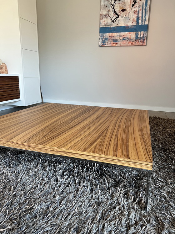 Image 1 of Artifort Mare salontafel zebranohout