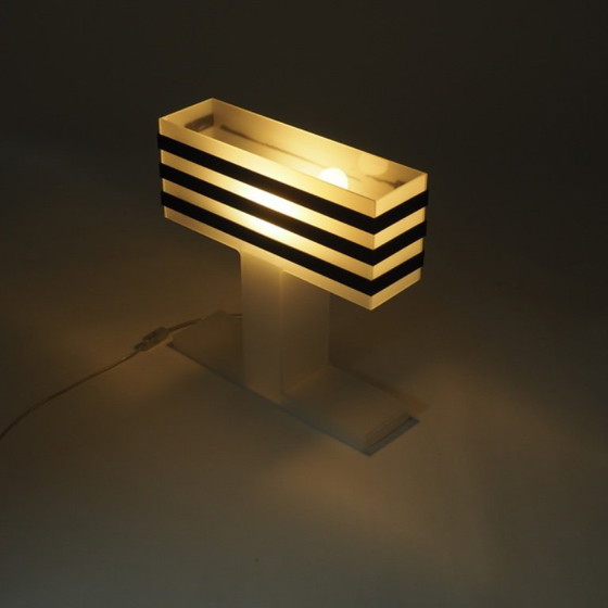 Image 1 of Modernist Plexiglas Table Lamp