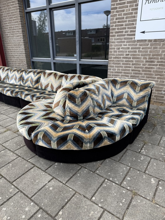 Vintage XL 9-piece modular sofa, Laauser ‘80 – Wood, Metal (photo 14 of 15)