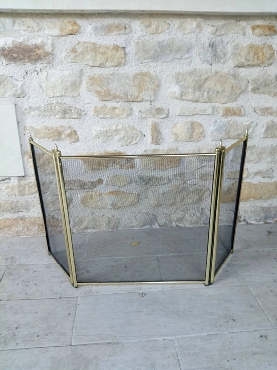 Parascintille vintage con 3 ante – Oggetti decorativi, Metal (photo 5 of 5)