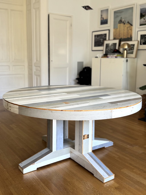 Piet Hein Eek round canteen table (2019)