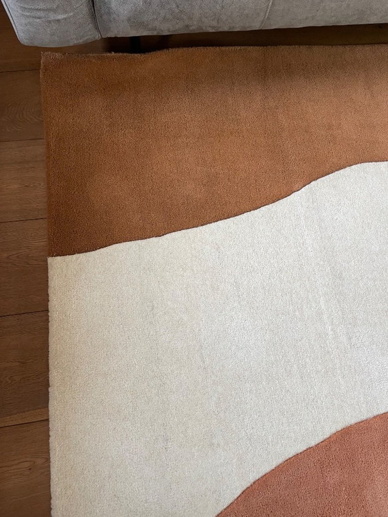 Image 1 of Tapis carré moderne neuf 214 x 214