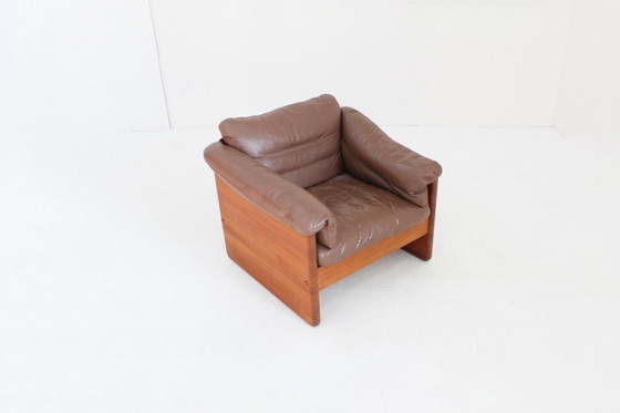Image 1 of Fauteuil vintage milieu du siècle en teck massif Mikael Laursen années 1960