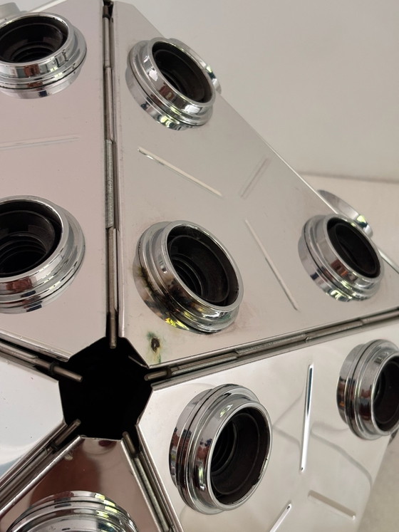 Taraxacum 88 S1 Pendant Lamp Achille Castiglioni For Flos 1988 Polished Aluminum 60 Bulbs Collector Design (photo 6 of 15)
