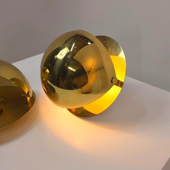 Cosack Eclipse Wall Lamps Brass Mid Century Rare Model 70's – Wall lights (photo 5 of 8)