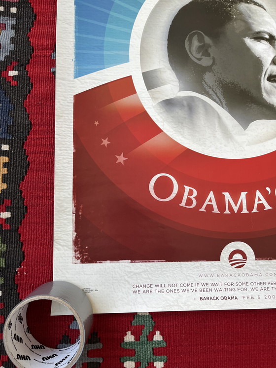 Image 1 of Votez pour le changement - Obama '08 - Affiche de campagne 2008 de Barack Obama