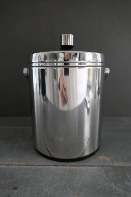 Image 1 of Vintage Elephant ijsemmer met originele ijstang RVS