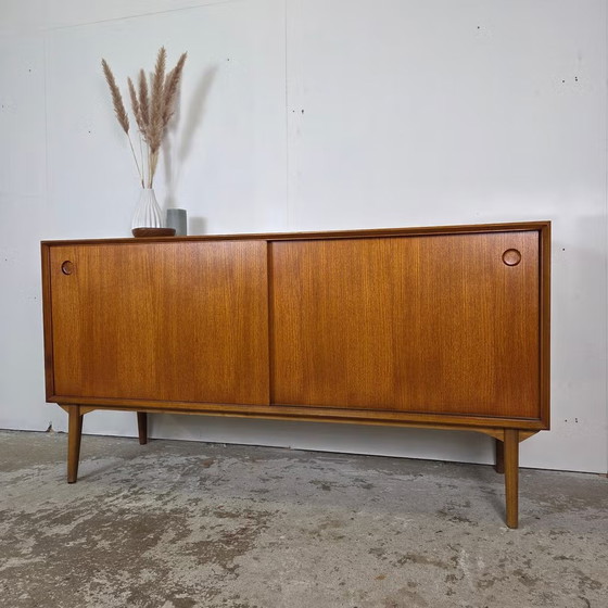 Rex Raab, Wilhelm Renz Varia-150 vintage floating Wall cabinet, Wood, Brown (photo 18 of 22)
