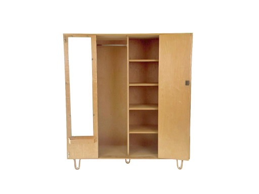 Armadio vintage Pastoe KB04 di Cees Braakman – kledingkasten, Wood (photo 2 of 9)