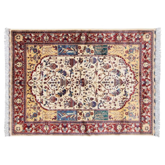 Handgeknoopt Turks wollen tapijt | 500.000 knopen | Vaasontwerp | 150 × 200 cm (59 × 79 inch) (photo 7 of 10)
