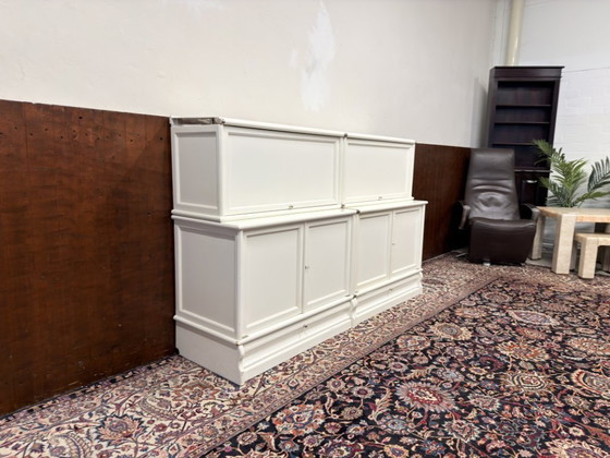 Originale Globe Wernicke Libreria Bassa Inglese Bianca – Librerie, Metallo, Legno (photo 3 of 17)