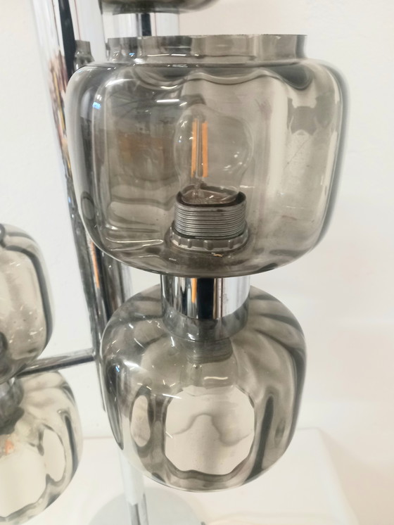 Image 1 of Lampada da Tavolo a 6 Luci Produzione Lemag Svizzera Anni '70