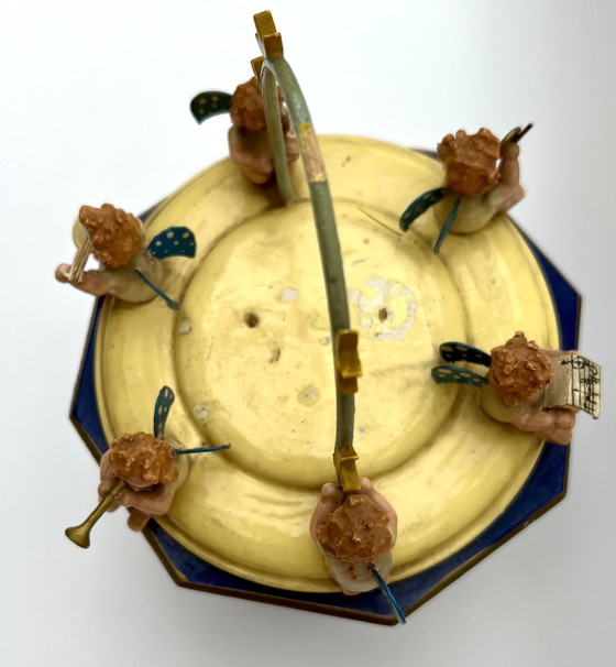 Image 1 of Vintage music box with angels – Thorens musical mechanism – “Silent Night” – Germany, 1950s/60s