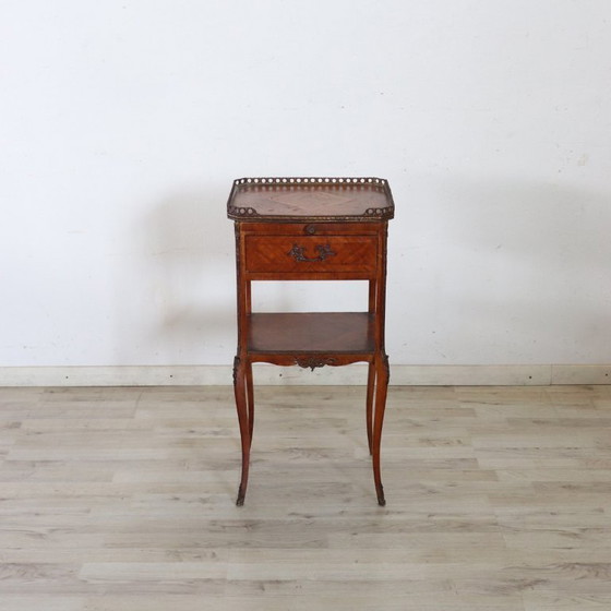 Image 1 of Antique Nightstand, Italy Late 19th Century