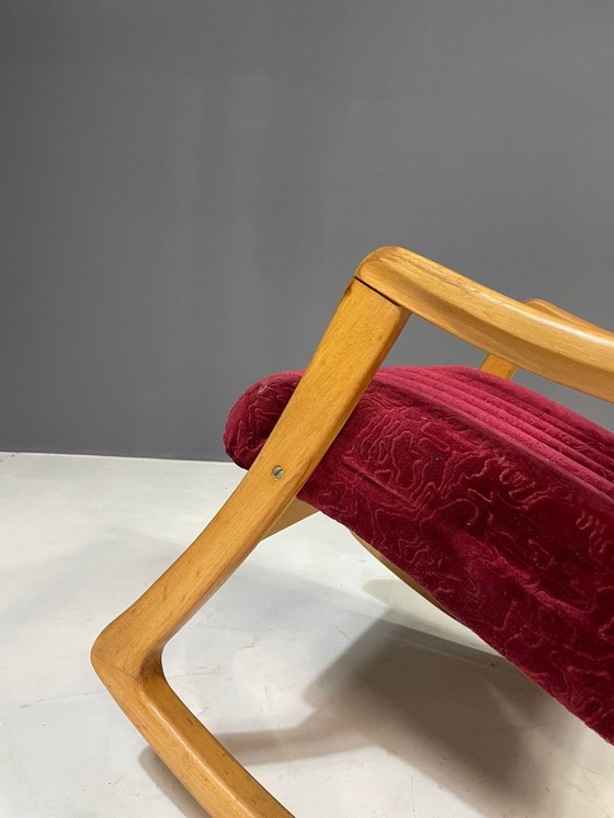 Image 1 of Mid-Century Bentwood Rocking Chair by TON, Czechoslovakia, 1960s
