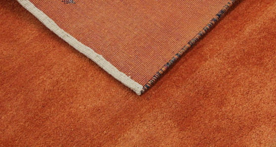 Image 1 of Tapis Gabbeh persan moderne original en laine, 223 x 172 cm, excellent état.