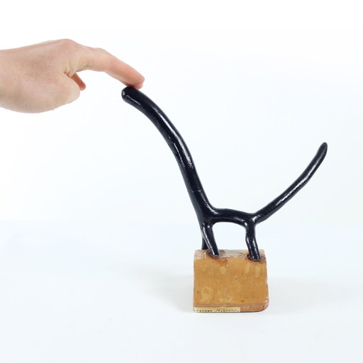 Sculpture abstraite unique d'animal par Pelnec, 1967