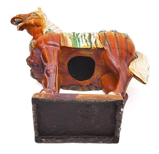 Image 1 of Caballo de cerámica chino de gran tamaño